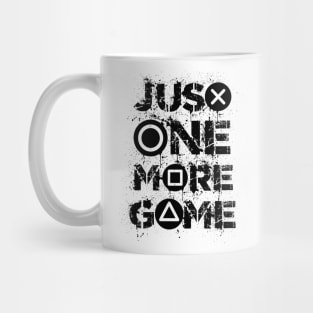 Just One More Game Funny Gaming Console Buttons Gamer Gift Mug